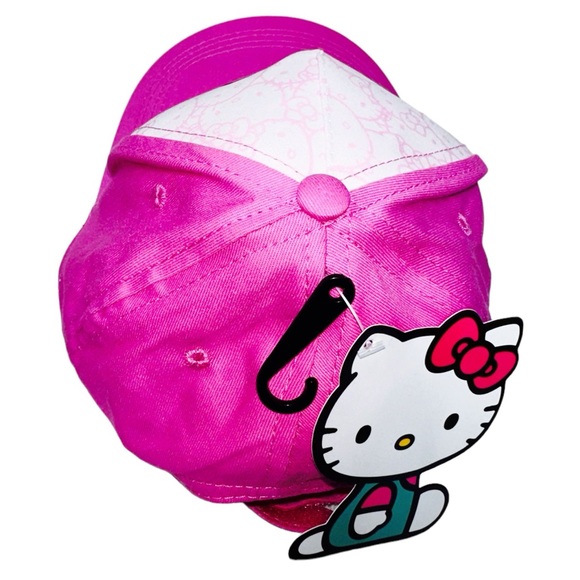 Sanrio Hello Kitty Pink Baseball Cap Hat Adjustable Strapback - Picture 5 of 8